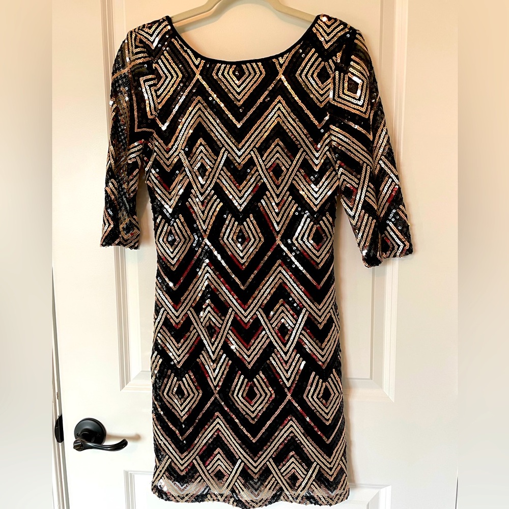 Gorgeous Sequin Dress- L but runs small, Fits size M